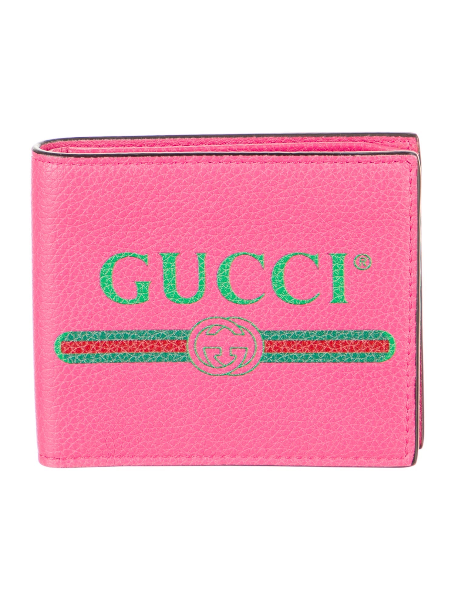 Gucci Web Accent Calfskin Bifold Wallet