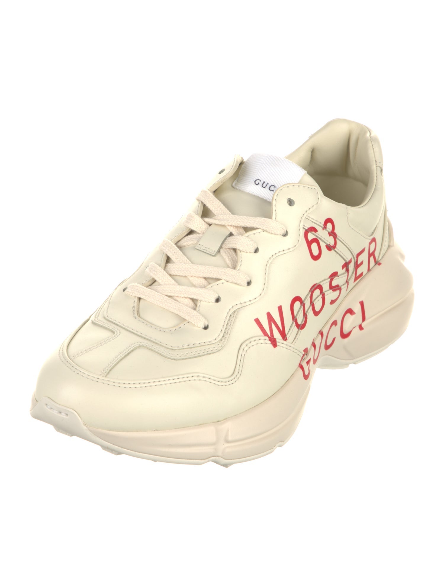 Gucci Interlocking G Logo Leather Sneakers