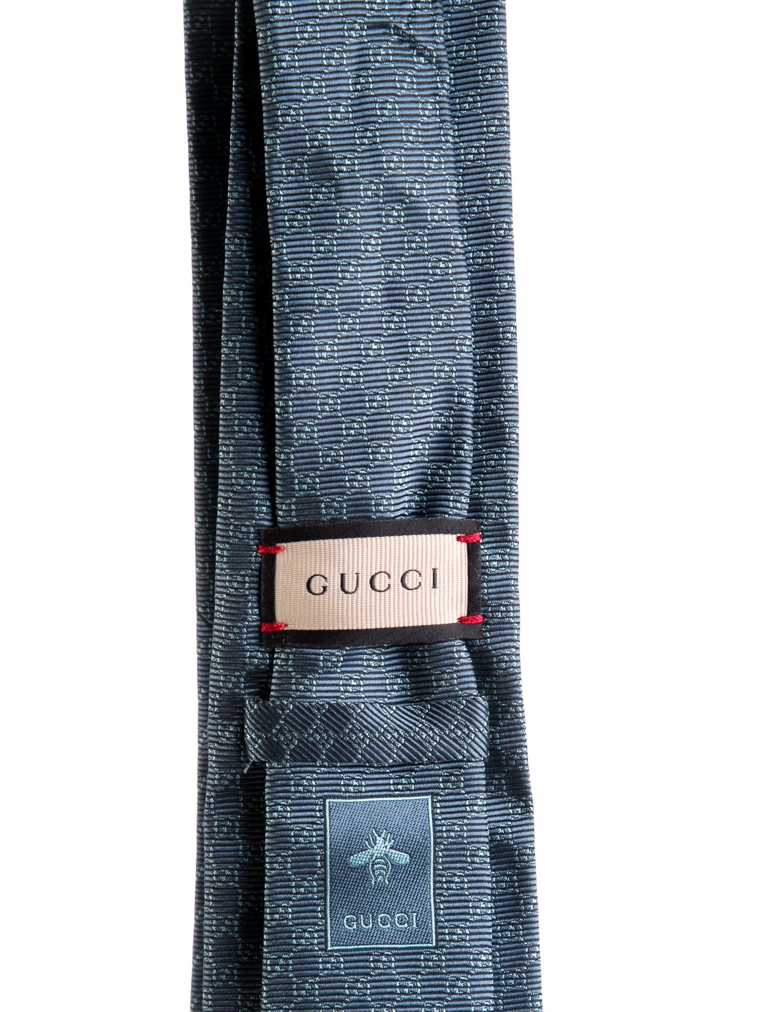 Gucci Pattern Print Silk Tie