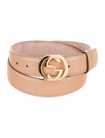 Gucci Interlocking G Logo Leather Belt Kit