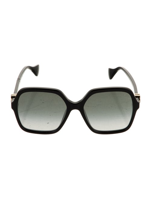 Gucci Double G Logo Oversize Sunglasses