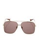 Gucci Aviator Tinted Sunglasses