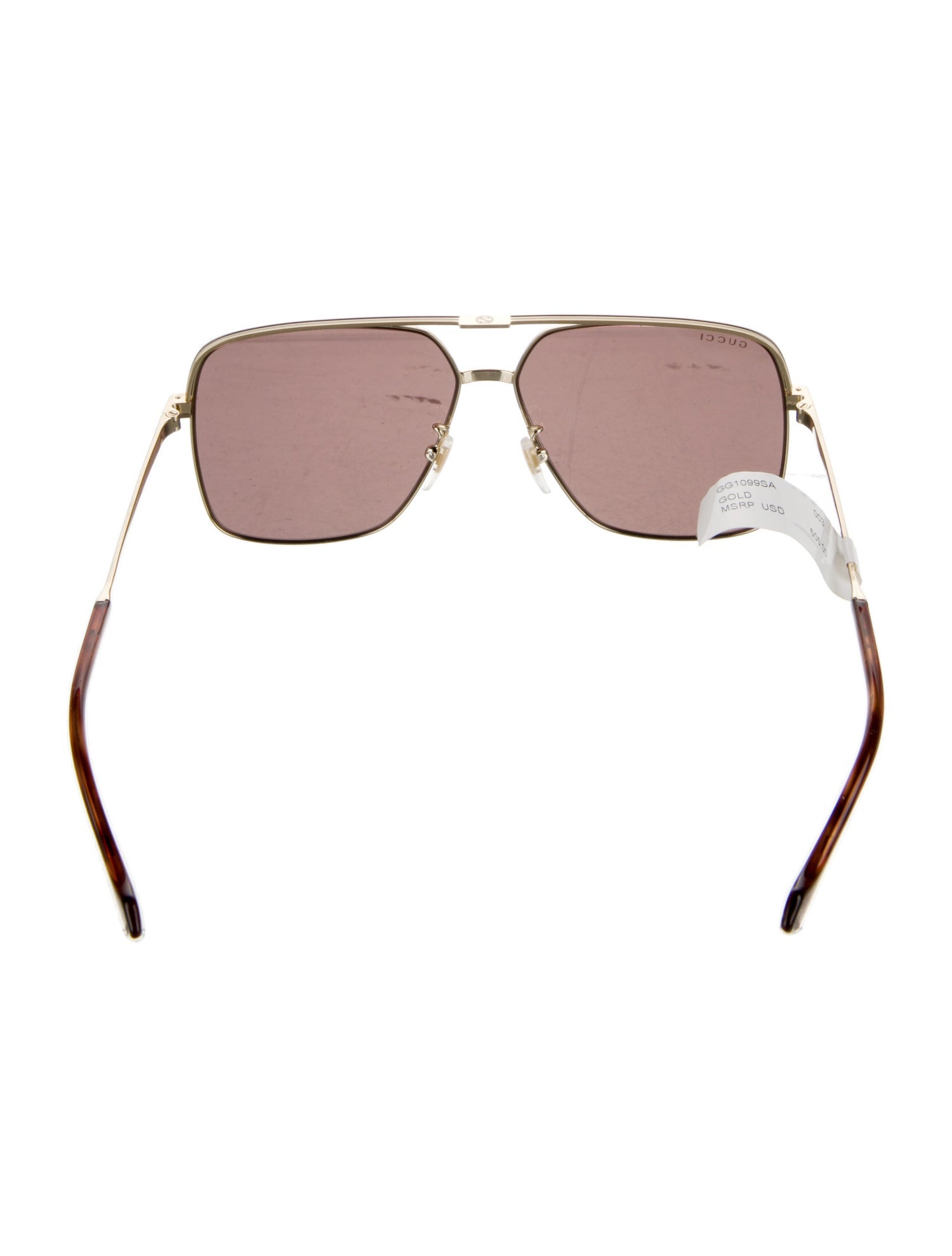 Gucci Aviator Tinted Sunglasses