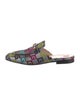Gucci Horsebit Accent Printed Mules