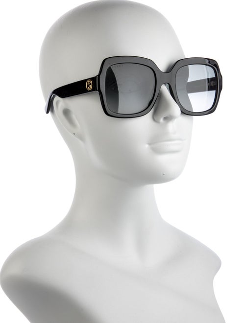Gucci Interlocking G Logo Oversize Sunglasses