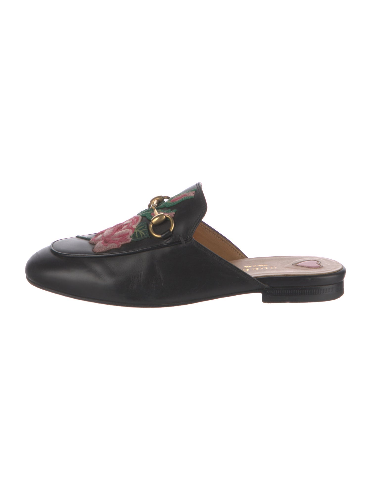 Gucci Horsebit Accent Leather Mules