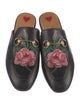 Gucci Horsebit Accent Leather Mules