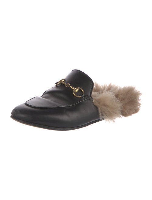 Gucci Horsebit Accent Leather Mules