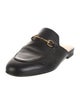 Gucci Horsebit Accent Leather Mules