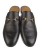 Gucci Horsebit Accent Leather Mules