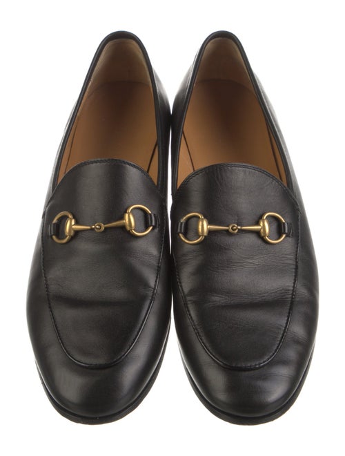 Gucci Horsebit Accent Leather Loafers