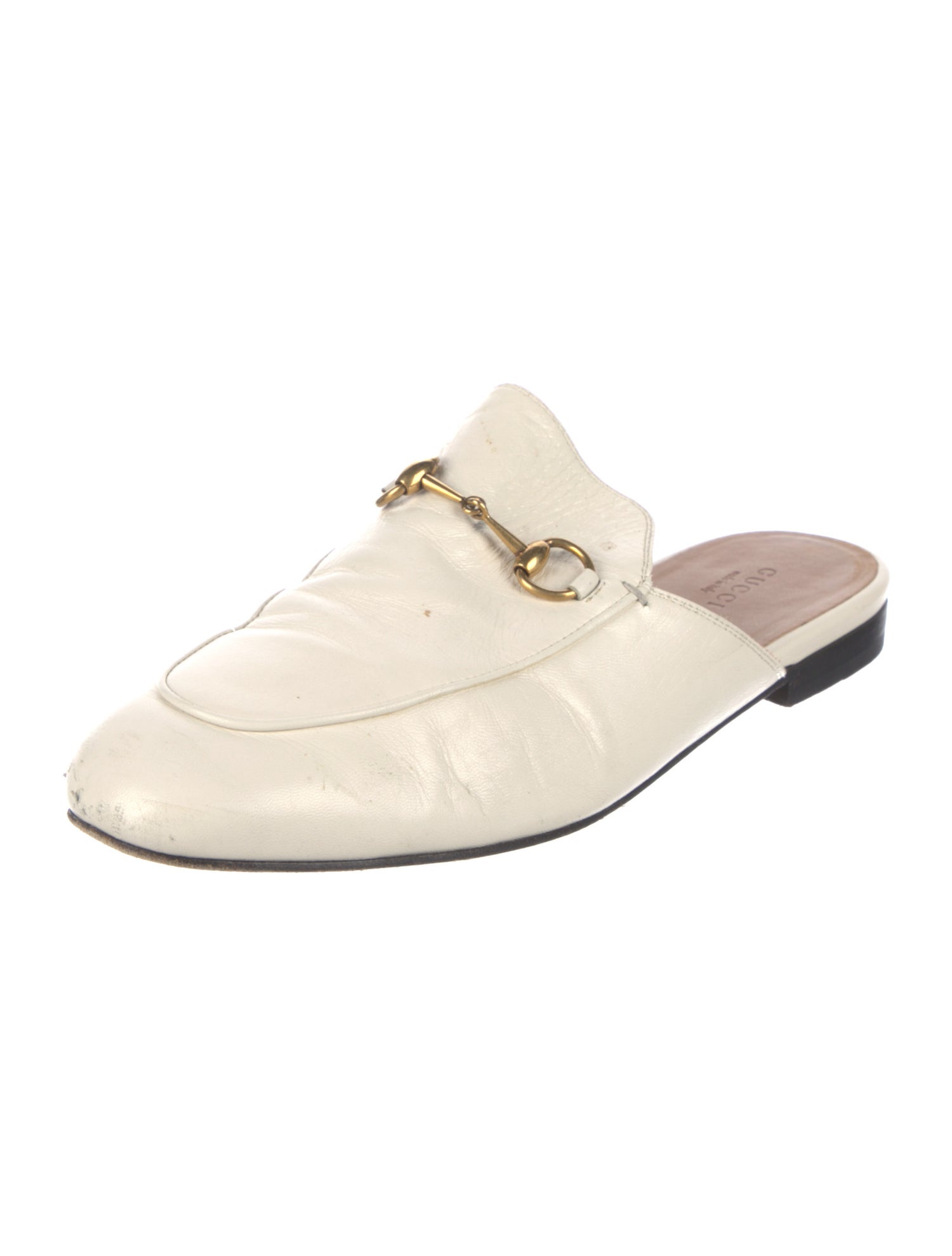 Gucci Horsebit Accent Leather Mules