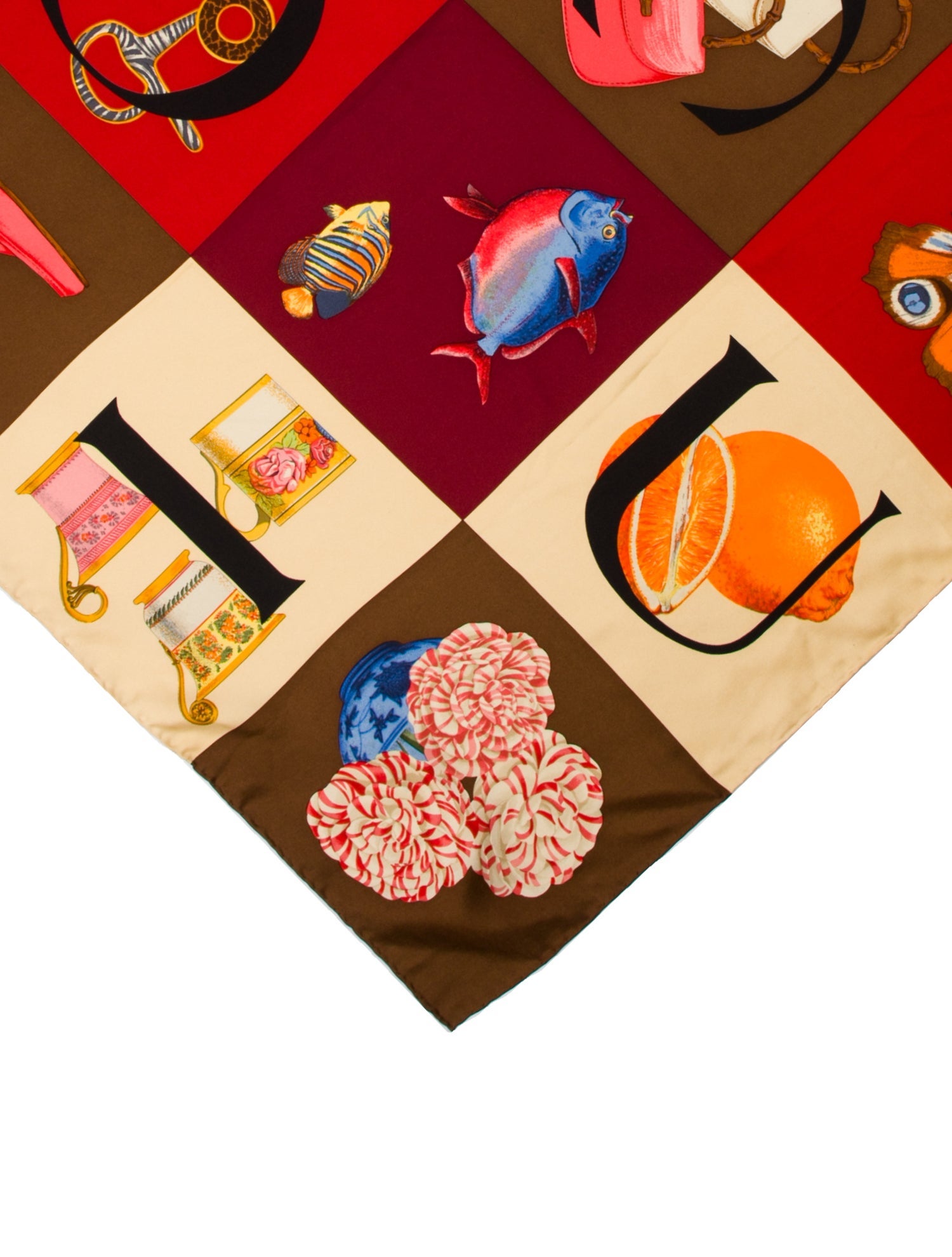 Gucci Silk Blooms Print Scarf