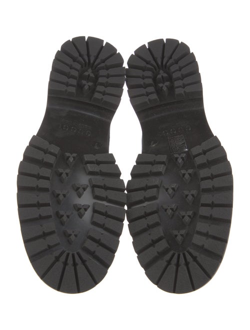 Gucci Horsebit Accent Suede Dress Loafers