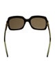 Gucci Square Tinted Sunglasses