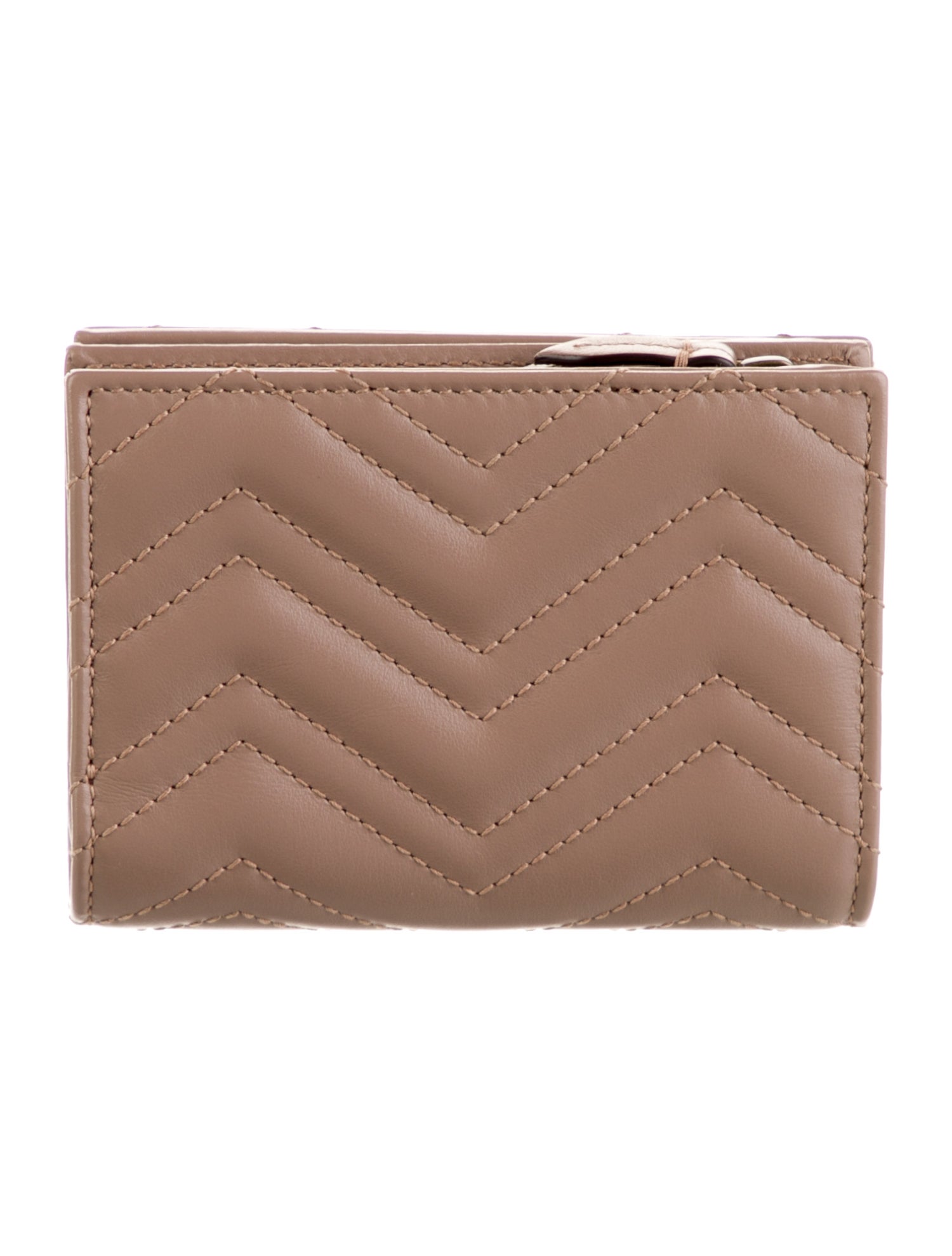 Gucci Double G Logo Leather Wallet