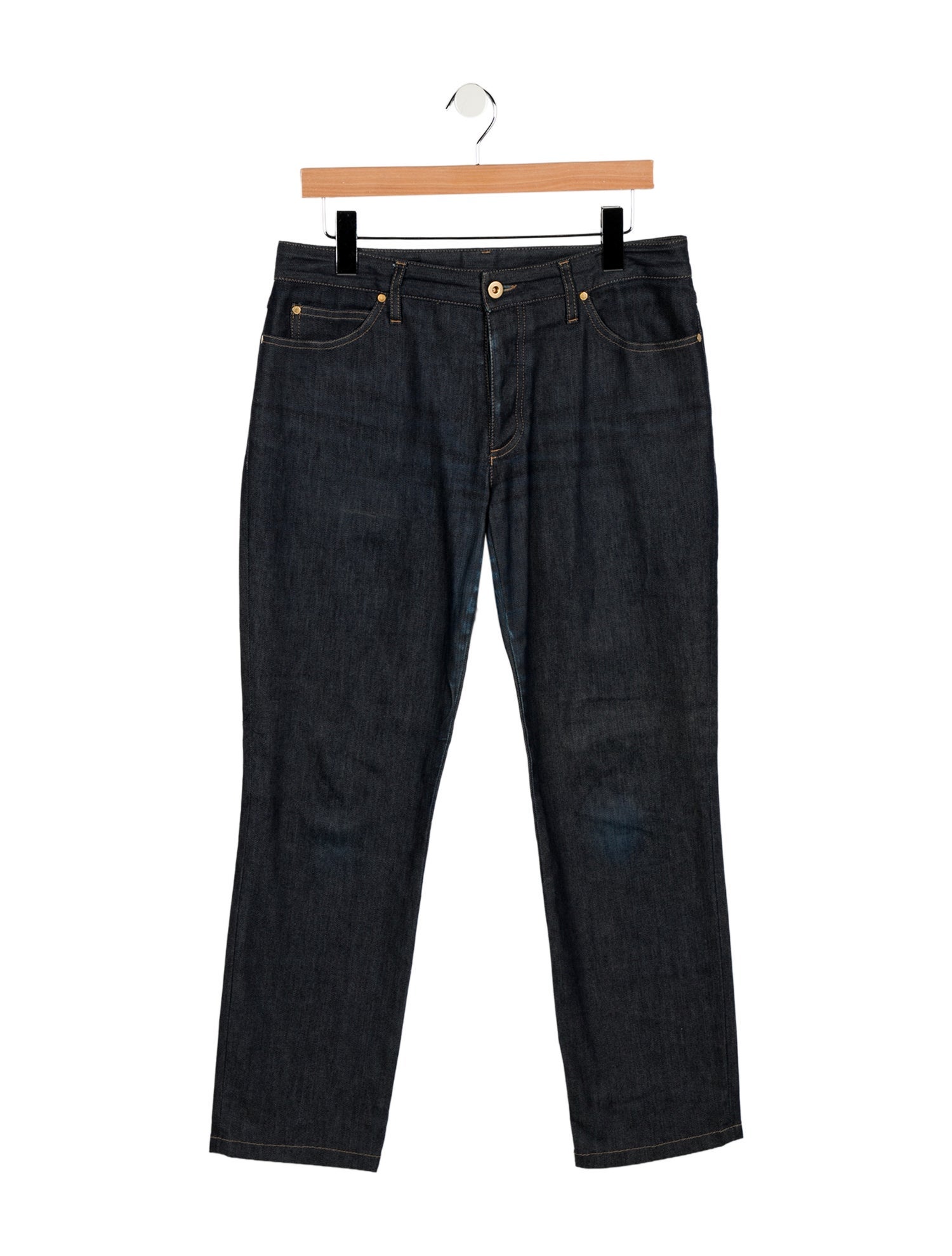 Gucci Low-Rise Straight Leg Jeans