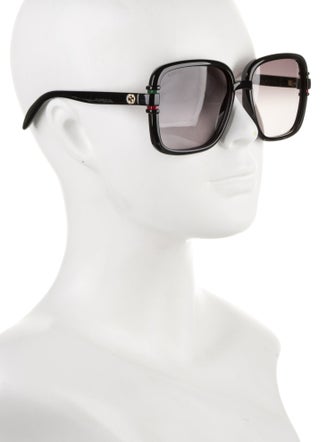 Gucci Oversize Gradient Sunglasses