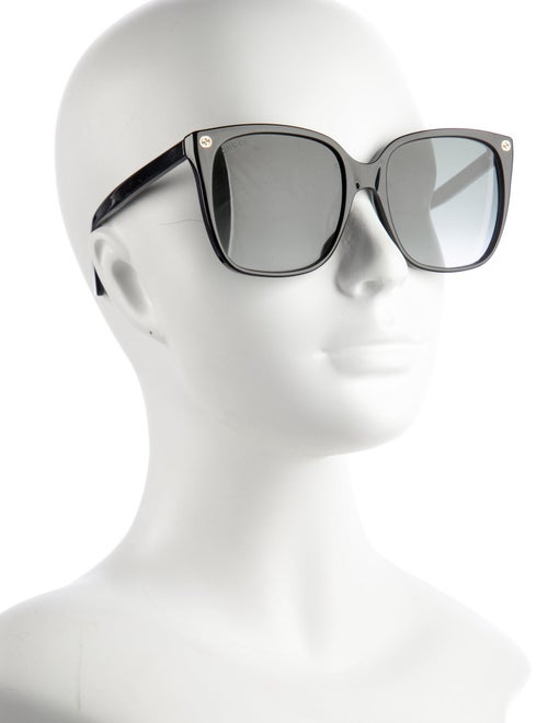 Gucci Interlocking G Logo Square Sunglasses