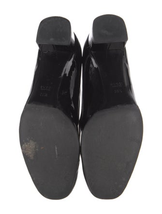 Gucci Horsebit Accent Patent Leather Pumps