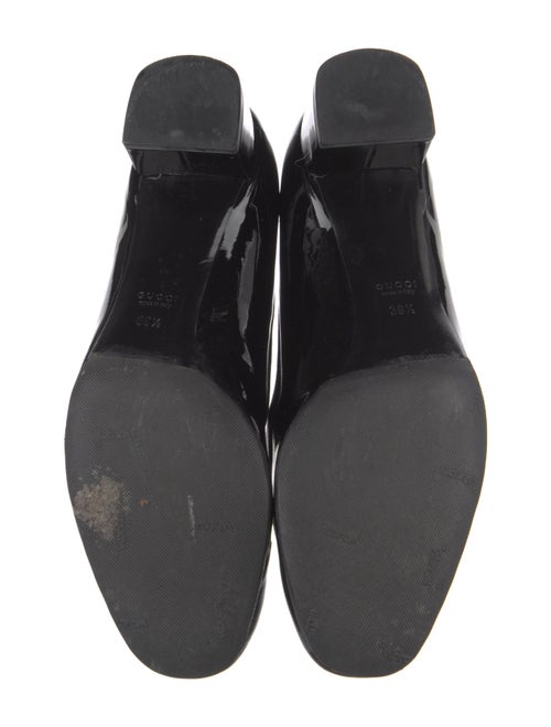Gucci Horsebit Accent Patent Leather Pumps