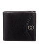Gucci Double G Logo Leather Bifold Wallet