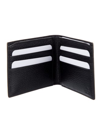 Gucci Double G Logo Leather Bifold Wallet