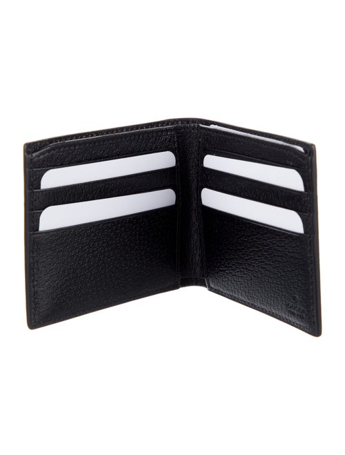 Gucci Double G Logo Leather Bifold Wallet