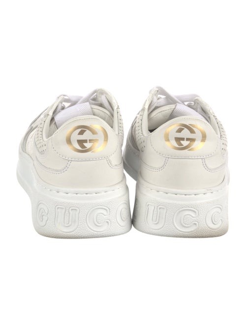 Gucci Interlocking G Logo Leather Sneakers