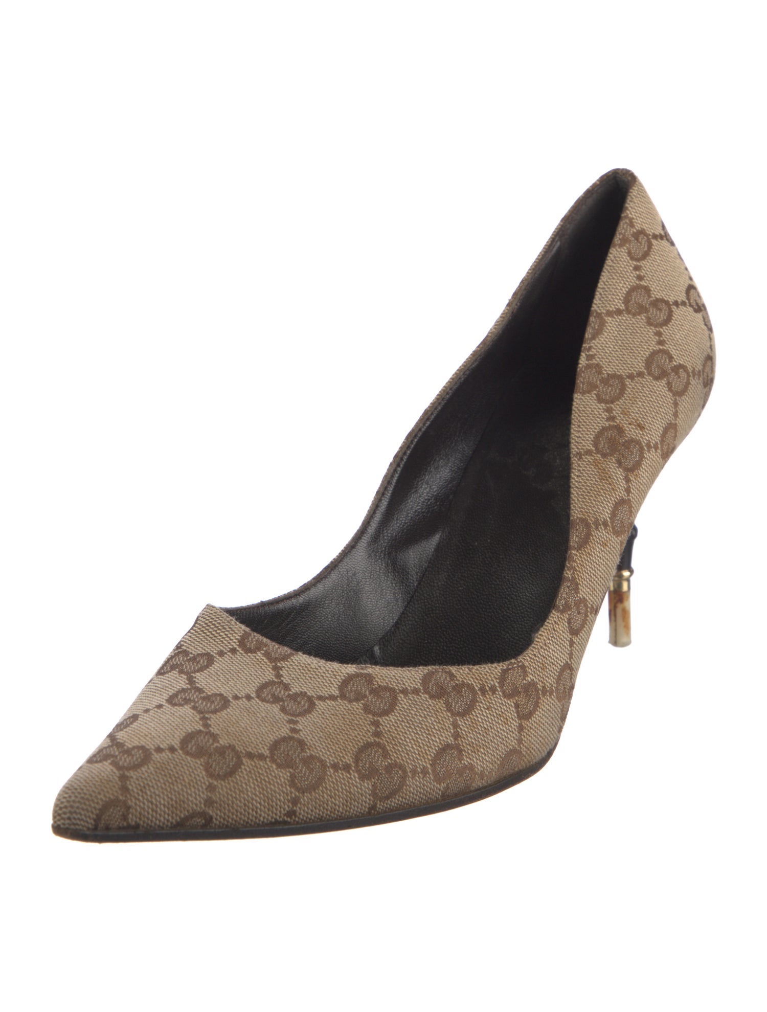 Gucci GG Canvas Canvas Pumps