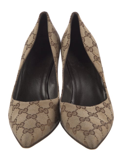 Gucci GG Canvas Canvas Pumps
