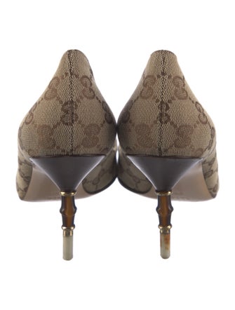 Gucci GG Canvas Canvas Pumps