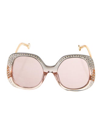 Gucci Oversize Mirrored Sunglasses