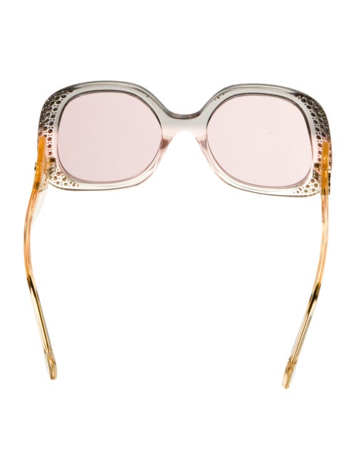 Gucci Oversize Mirrored Sunglasses