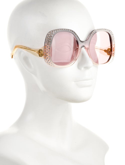 Gucci Oversize Mirrored Sunglasses