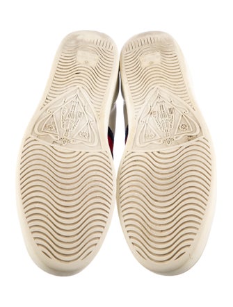 Gucci Sylvie Web Accent Leather Sneakers