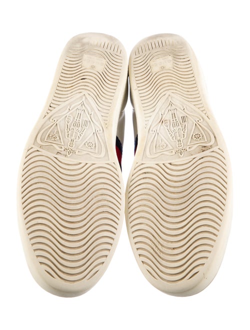 Gucci Sylvie Web Accent Leather Sneakers