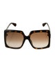 Gucci Square Gradient Sunglasses