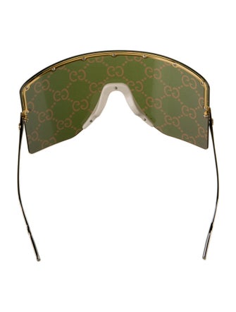 Gucci Shield Mirrored Sunglasses