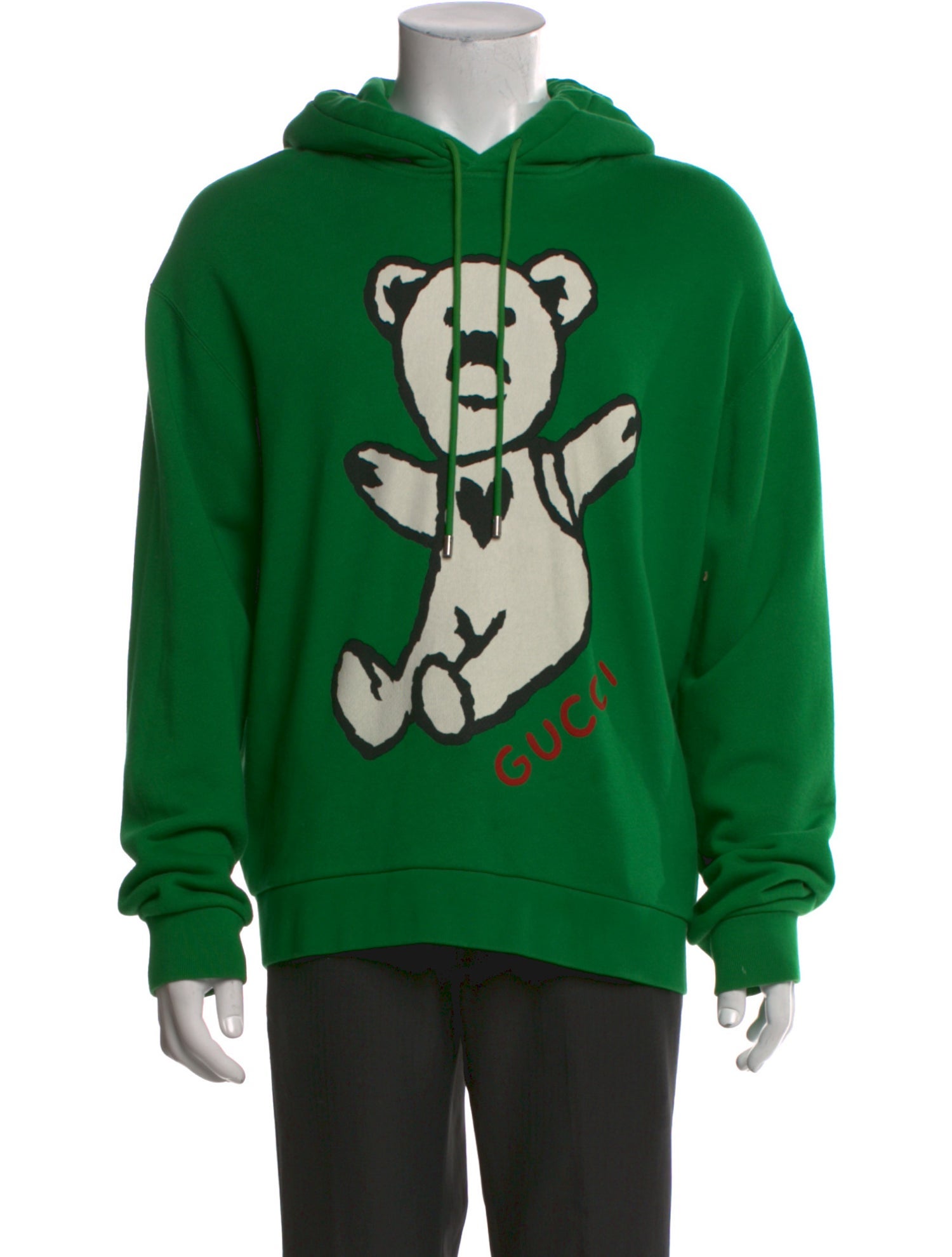 Gucci Graphic Print Crew Neck Hoodie