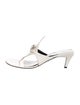 Gucci Horsebit Accent Patent Leather Sandals
