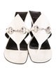 Gucci Horsebit Accent Patent Leather Sandals