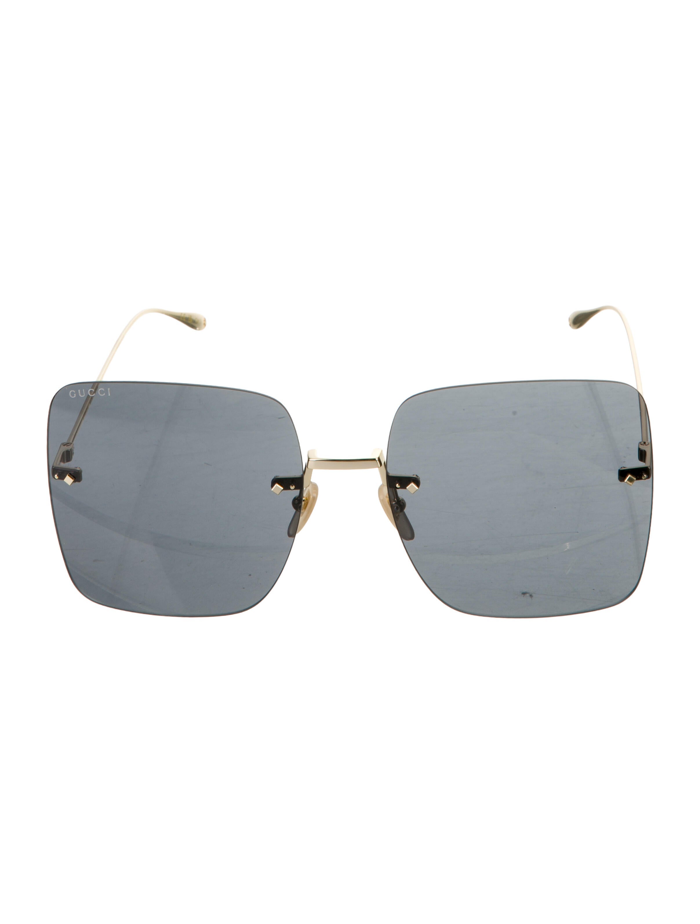 Gucci Square Tinted Sunglasses