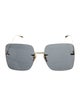 Gucci Square Tinted Sunglasses