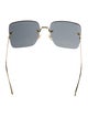 Gucci Square Tinted Sunglasses