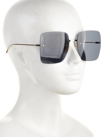 Gucci Square Tinted Sunglasses