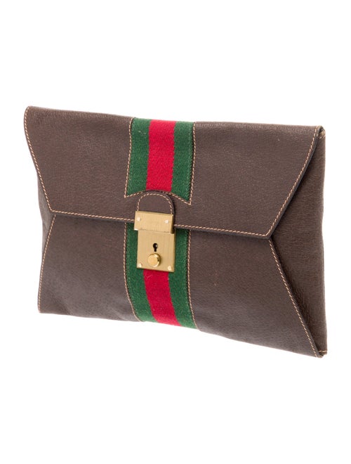 Gucci Web Clutch