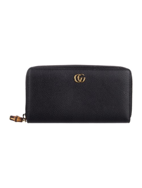 Gucci Interlocking GG Zip Double G Logo Wallet