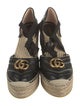 Gucci Double G Logo Leather D'Orsay Pumps