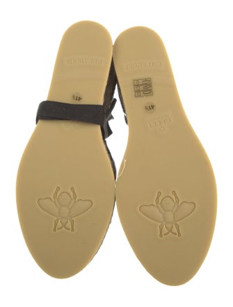 Gucci Double G Logo Leather D'Orsay Pumps